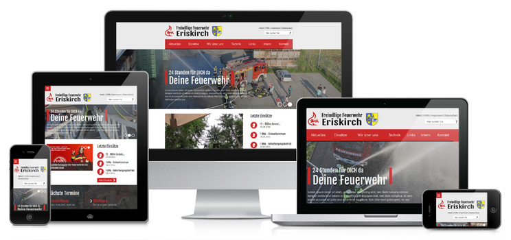 Responsive Collage der Freiwillige Feuerwehr Eriskirch
